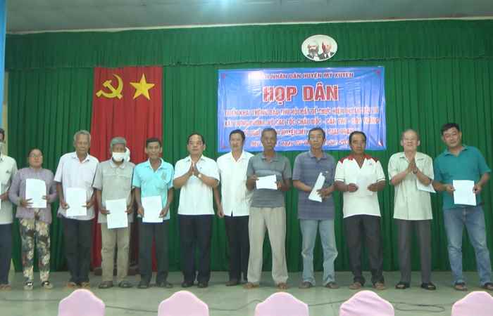 Xã Đại Tâm khẩn trương hoàn tất thủ tục hồ sơ Dự án đường bộ cao tốc